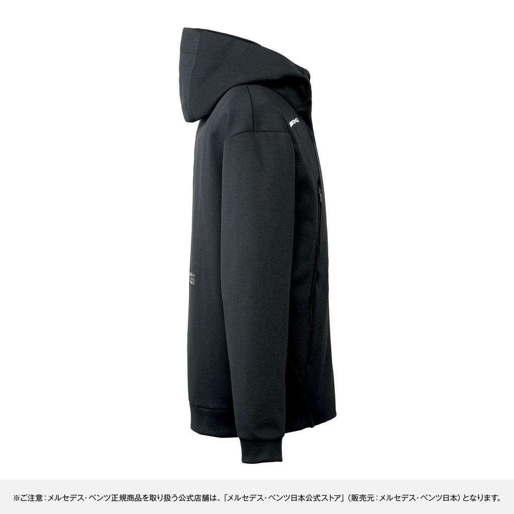 Genuine x DESCENTE Tex Sweat Hoodie Black [Mercedes-Benz Collection] Mercedes-AMG Full-Zip Jacket, (XO)