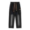 Pantalon Jean Large Automne Homme Pantalon Homme Couleur Unie Neutre Ample Décontracté Mode Poche Pantalon Cargo Grande Taille