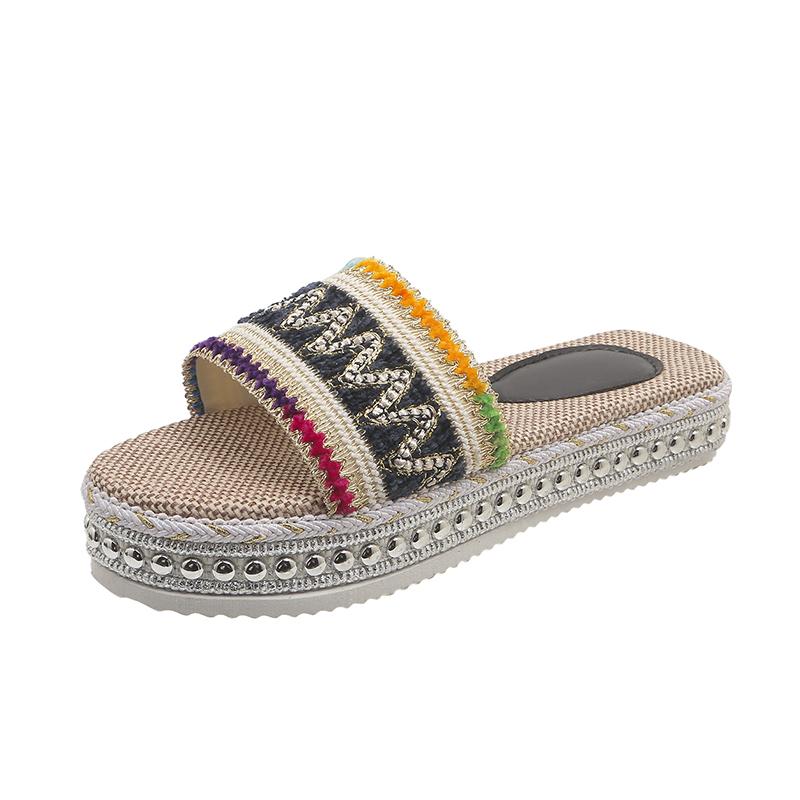 

Fashion 2025 Stylish luxury beautiful beautiful ladies slippers 43