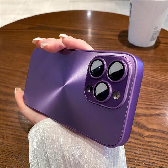 Husa de telefon cu protectie pentru lentile laser Aurora pentru Iphone 14 13 12 11 Pro Max 14 Plus 14pro Bara de protectie rezistenta la socuri Husa din spate tare mata pentru PC