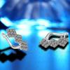 Sace Gems Classic Super Flash Zircon Earrings for Women Wedding Party Gifts