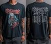 Reprint 1989 Kreator Extreme Aggression Tour T-Shirt Black Tee