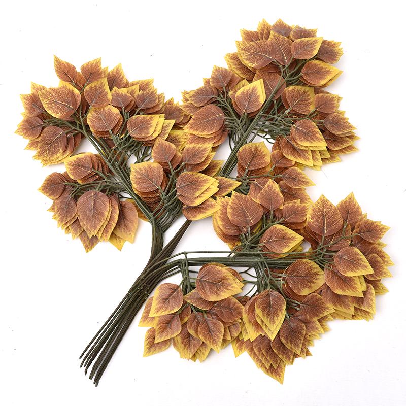 Mossy Fig Tree Leaves - Laminated Plastic Decoration Branches