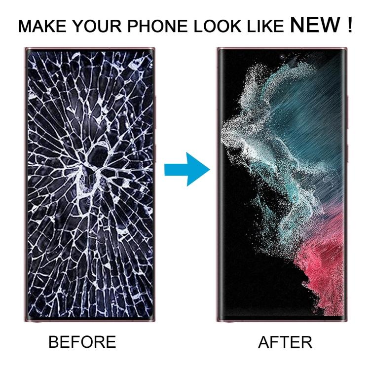 For Samsung Galaxy S22 Ultra 5G SM-S908U US Edition 6.78 Inch OLED LCD Screen Digitizer Full Assembly with Frame