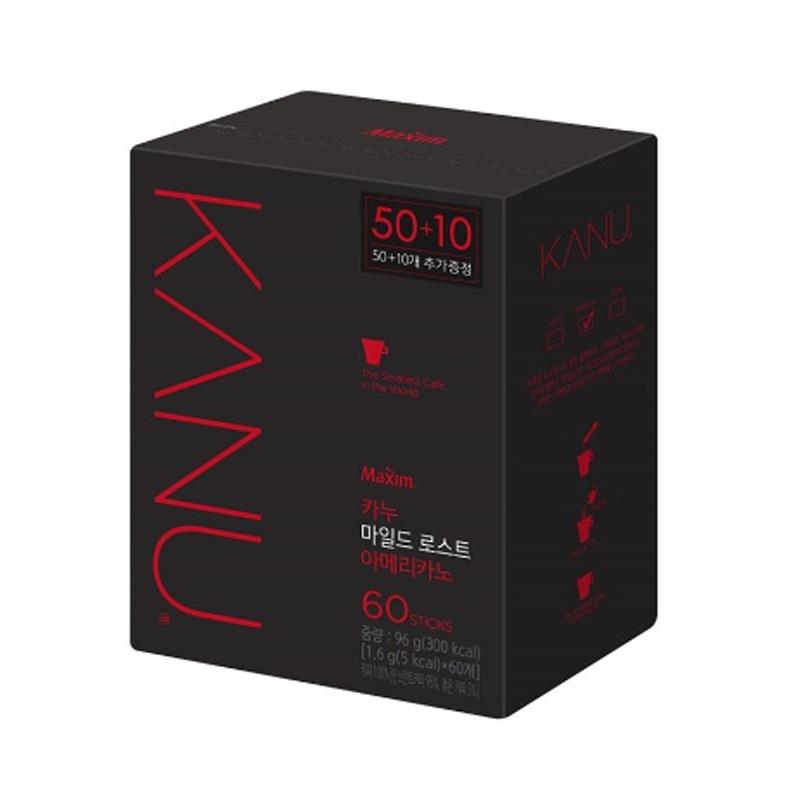 Dongsuh Maxim Kanu Mild Roast Americano звичайного розміру (1,6 г кожної палички)