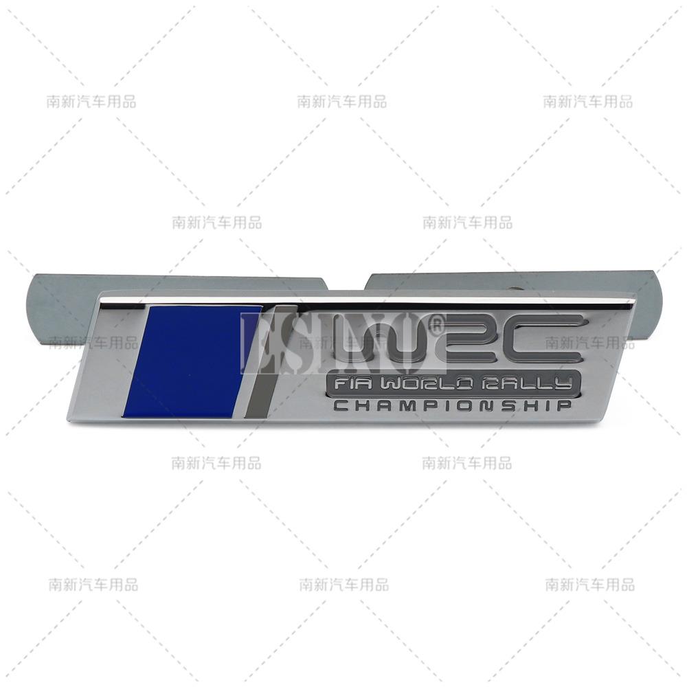 3D WRC FIA World Rally Championship Universal Metal Front Grill Badge Decorative Emblem Car Accessories чёрный