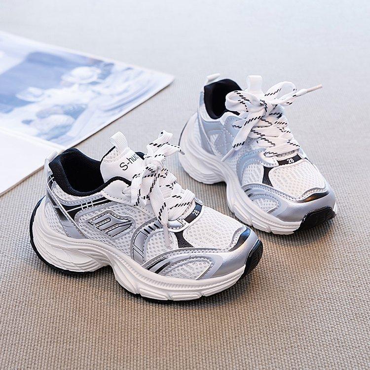 Kindersportschuhe 2025 neue Herbst Jungenschuhe Jungen Schatz Mädchen Papa Schuhe beliebt große Kinderschuhe weißes Mädchen