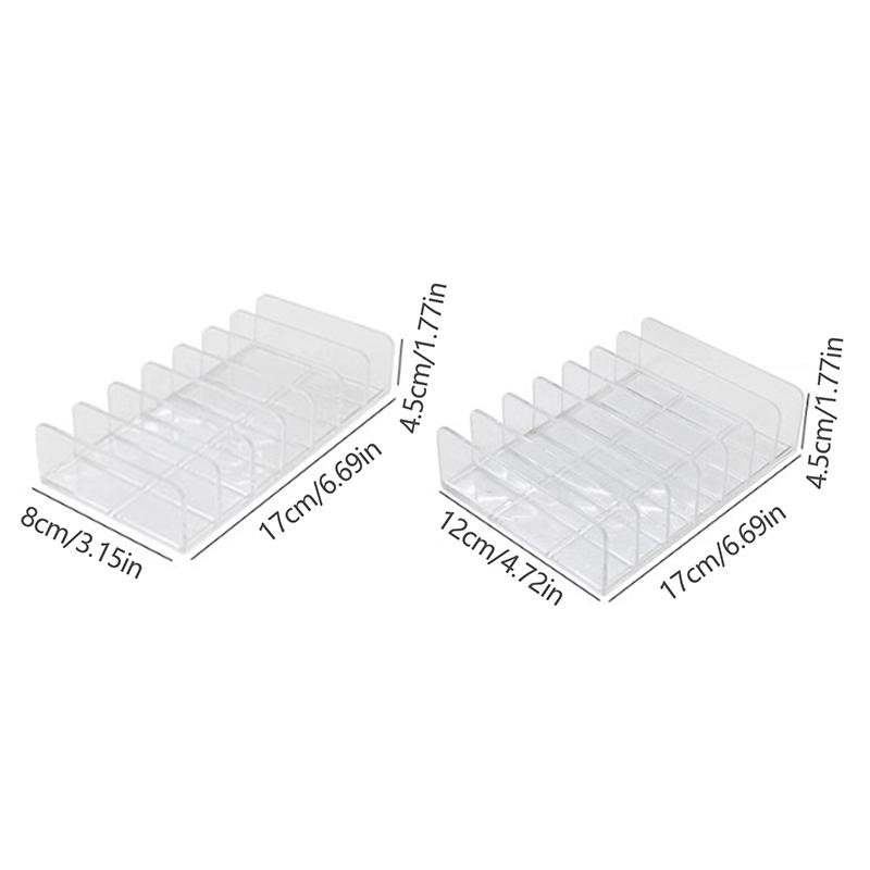 7Grids Multifunctional Storage Rack Eyeshadow Palette Organizer Box Cosmetics Eyelash Cd Storage Box Card And Thing Storage Rack