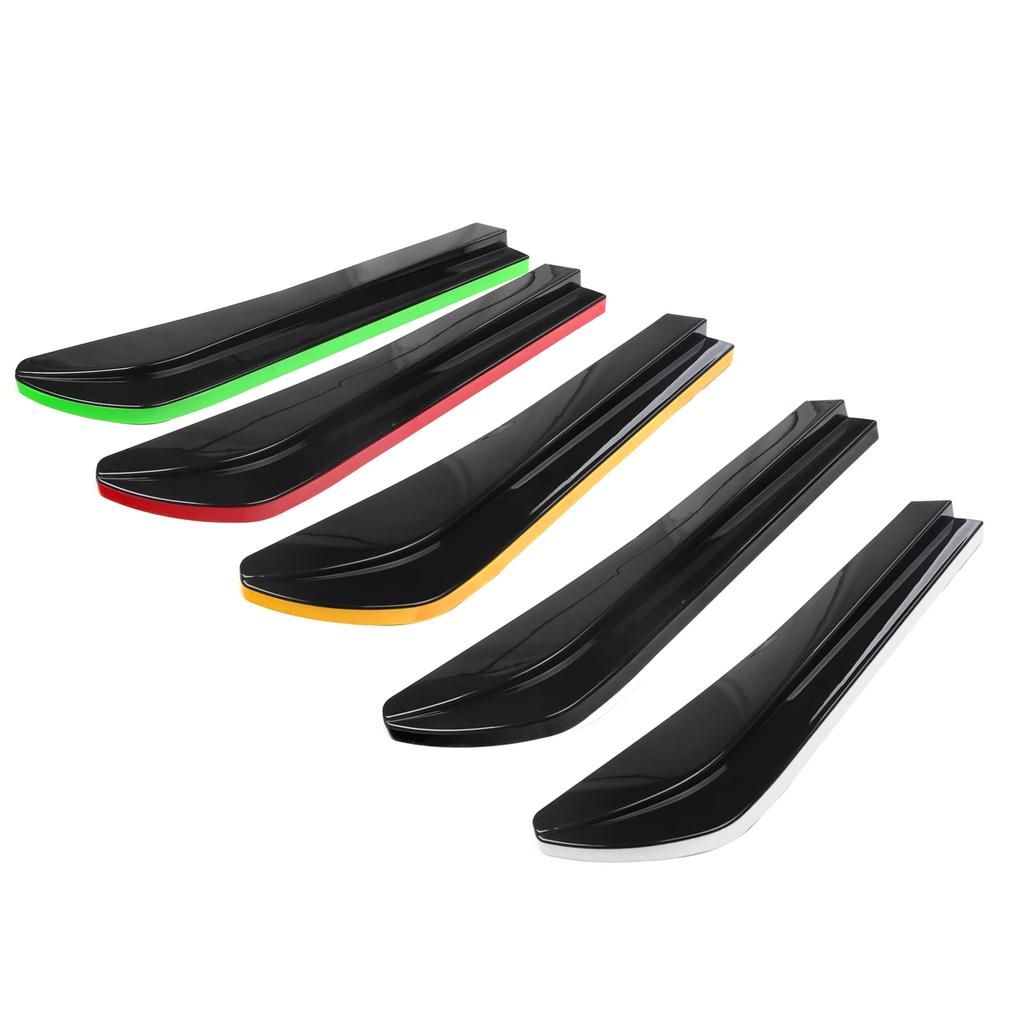 Rear Bumper Splitter Diffuser Spoiler Kit Canard Diffuser Protector Decorations Body Styling Universal Car Exterior Accessories