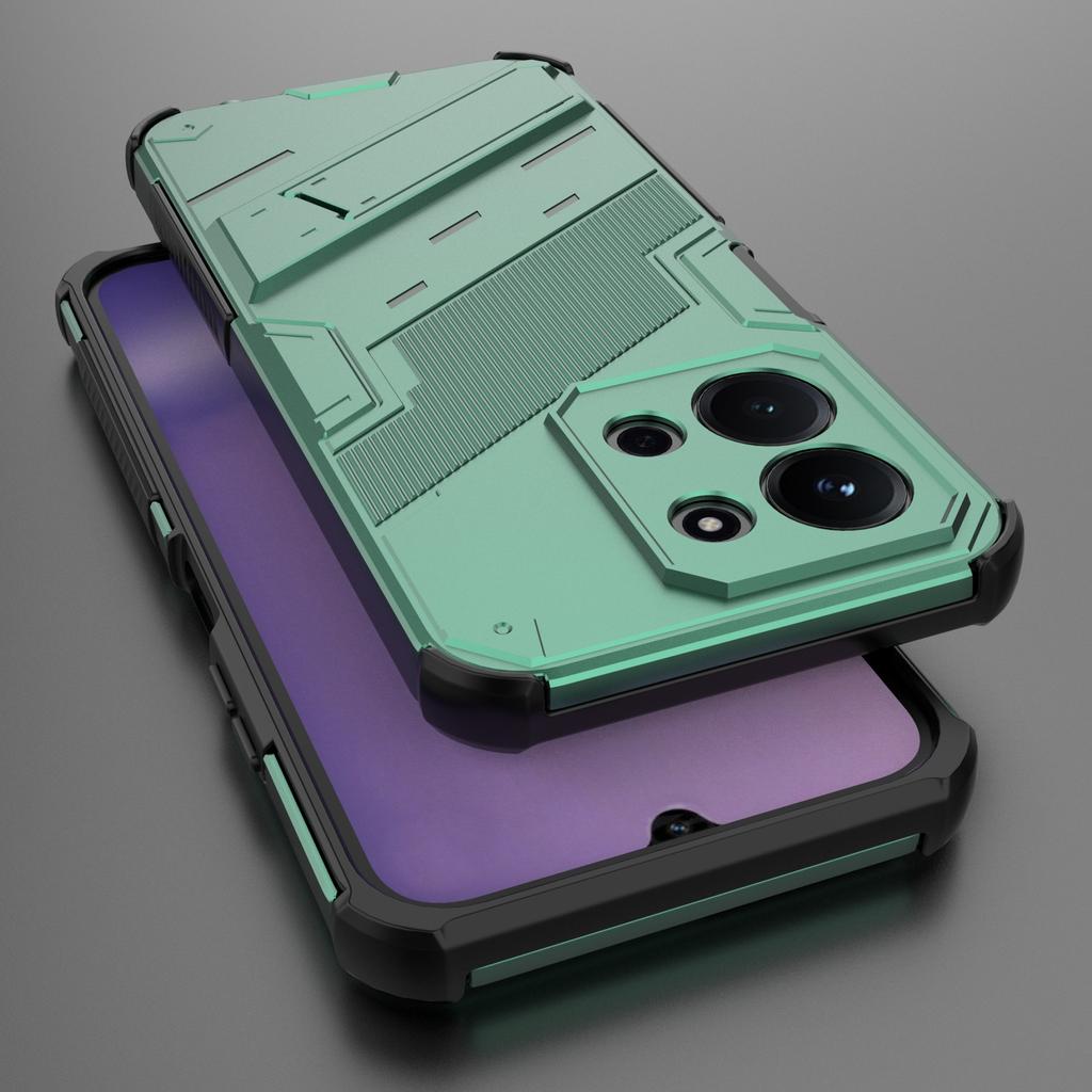 For Xiaomi Redmi 15C 4G Case For Case for Redmi 15C 5G Punk Stlye Phone Holder Protective Armor Bumper Cover Xiaomi Redmi 15C 5G