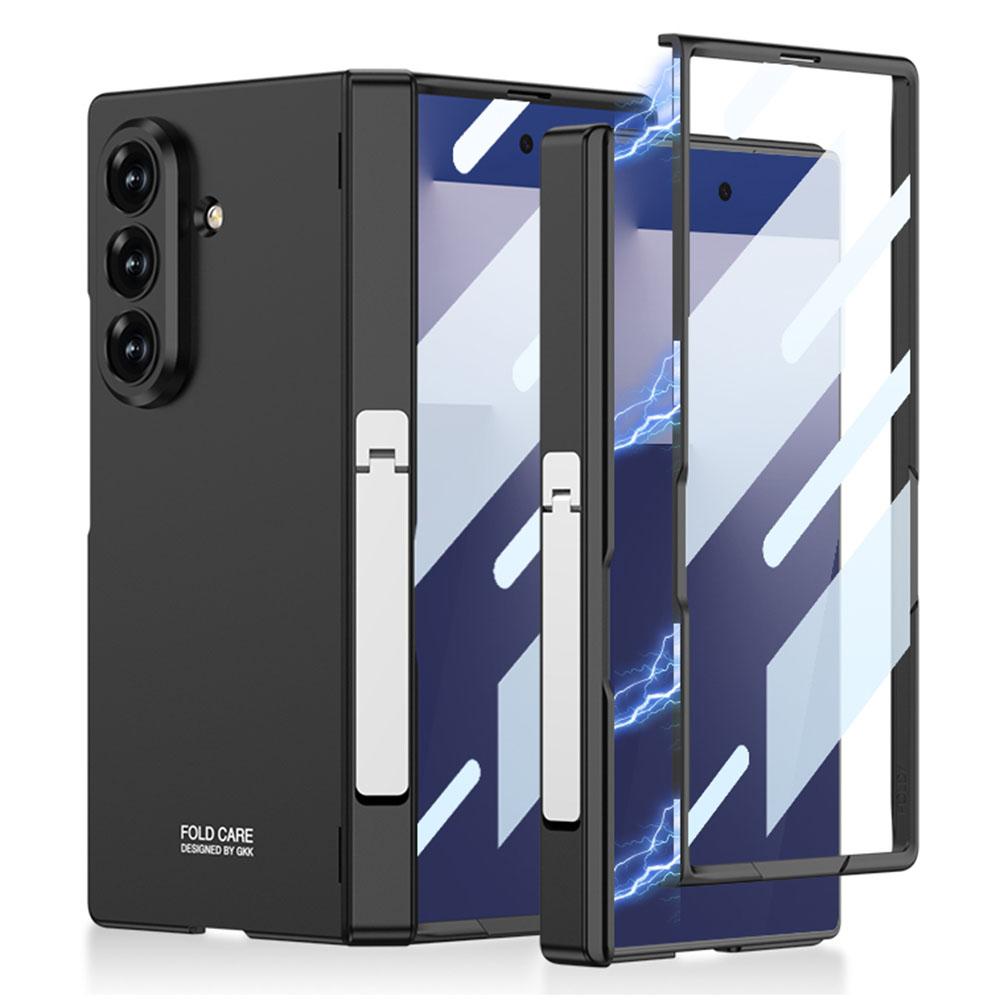 GKK For Samsung Galaxy Z Fold7 5G Case with Kickstand PC+Tempered Glass Phone Cover