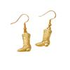 Cowboy Style Boots Earrings: Fashionable, Original, High-End Design, Versatile for Europe and the U.S.