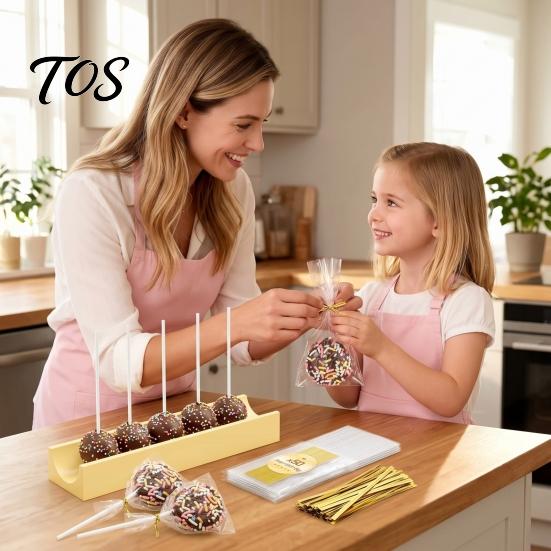 Baking Tool for Cake Balls 3PCS Pop Mold Sets, Food Grade Plastic with Non-stick Cutter And Pusher, Round Ball Maker Decorating Home Accessories