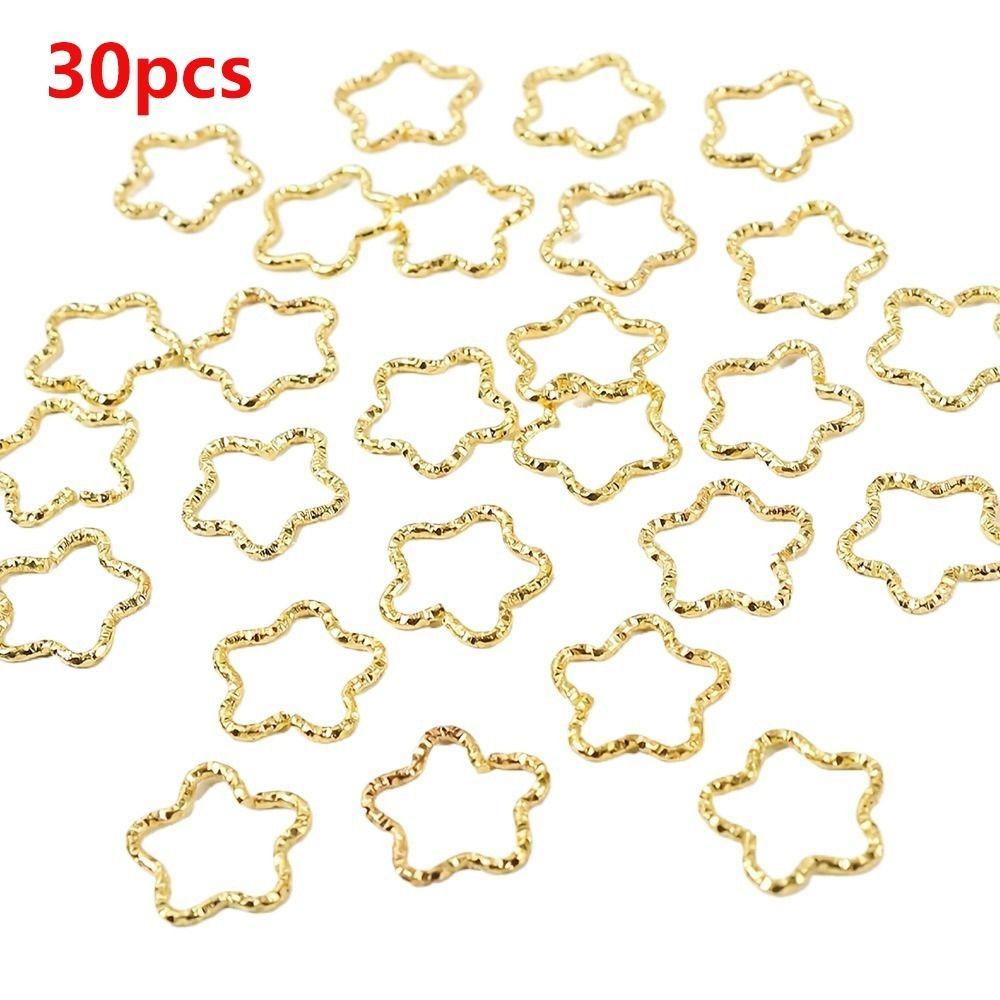 30pcs Hair Jewelry Star Decor Hair Ring Dread Locks Braids Hair Beads for Braids
