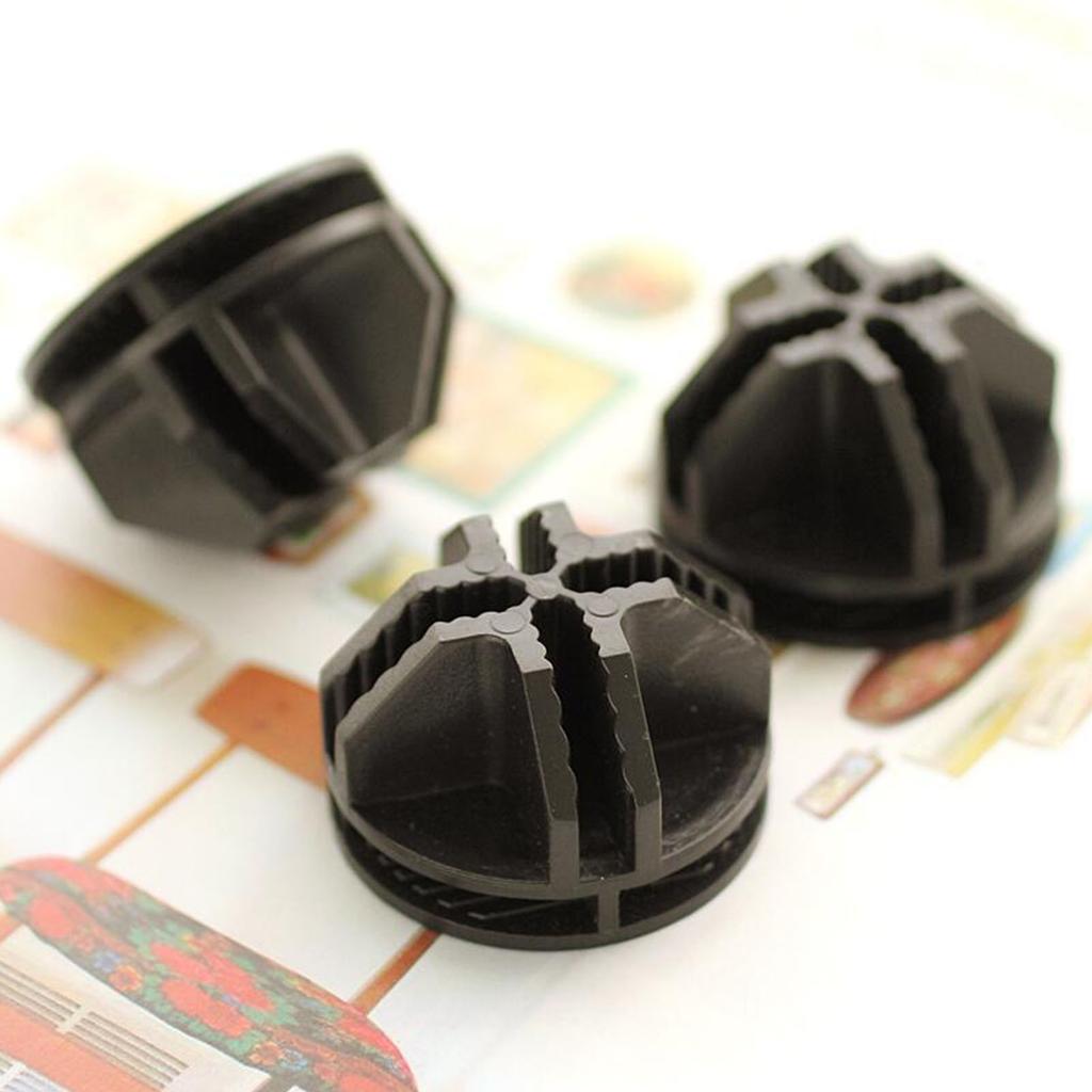 100Pcs Modular Wardrobe Clips Eco Friendly ABS Plastic Connectors For DIY Shelves Storage Organizer Cube System