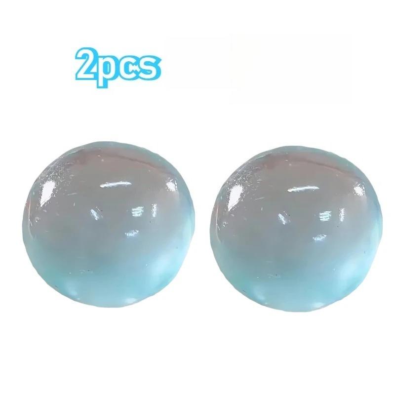 Pink Maltose Squishy Toy Cute Mochi Anti Stress Fidget Toy Soft Simulated Bule Transparent Ball Quick-Rebound Decompression Toy