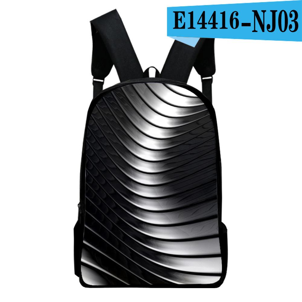 Harajuku Novelty Youthful Abstract Student School Bags Notebook Backpacks 3D Printed Oxford Waterproof Boys/Girls Travel Bags