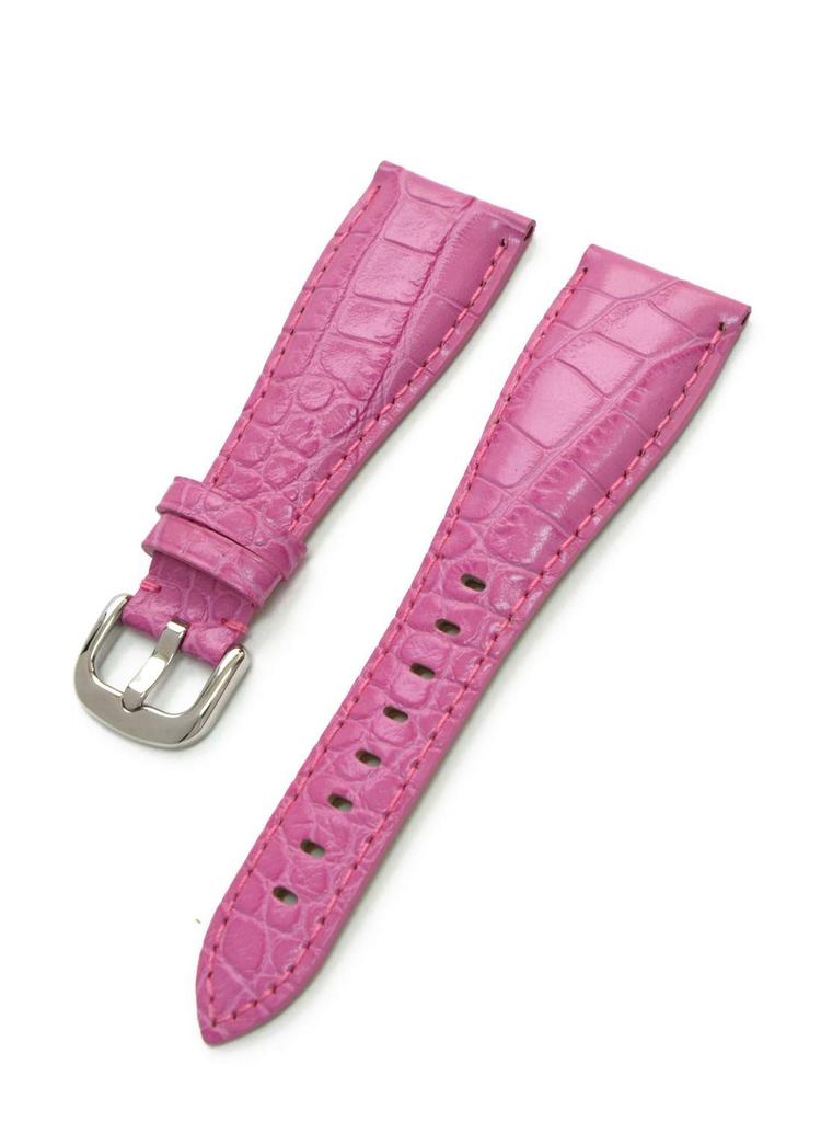 CASSIS Calfskin Watch Strap for GaGa Milano TYPE GGM with Replacement Tool (24mm, Pink) (U1003329187024M)