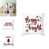 Festive Christmas Pillow Case Cushion Cover Featuring Adorable Reindeer Design