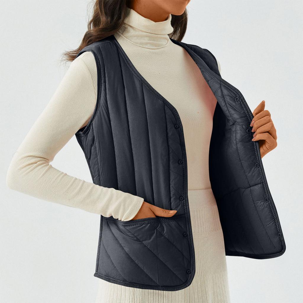 Women's Fashion Light Jacket Stand Collar Multicolor Zipper Button Coat
