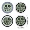 Large Digital Wall Clock with Date Day Temperature Battery Operated Bathroom Clock Shower Clock with Suction Cup Gift
