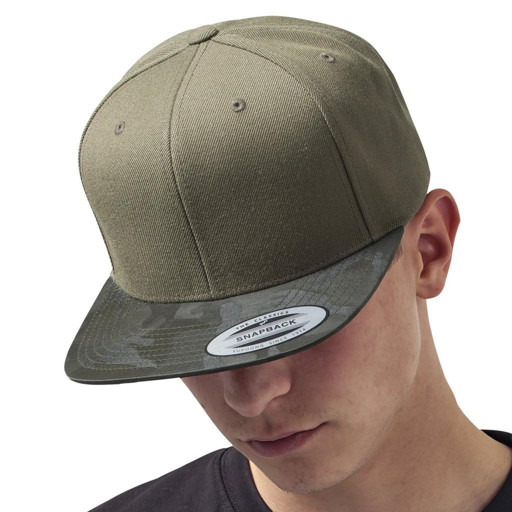 Flexfit Camo Visor Snapback Cap