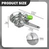 Rotary Food Mill Ergonomic Kitchen Tool Manual Stainless Steel with 3 Milling Discs for Mashed