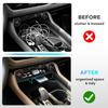 Center Console Organizer For Toyota Grand Highlander 2023 2024 2025 2026 Console Organizer Storage Tray ABS Interior Accessories
