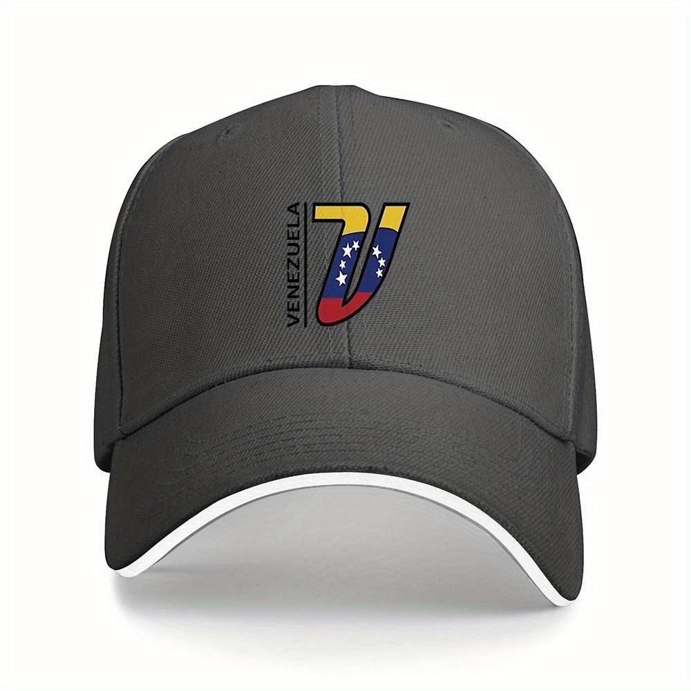 Pc Venezuela Pattern with Letter V and Flag Colors Printed Cap Unisex Suitable for All Seasons
