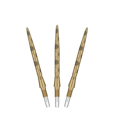 TARGET SWISS STORM ONYX POINT Replacement Steel Dart Points Set of 3 30mm Gold 340133