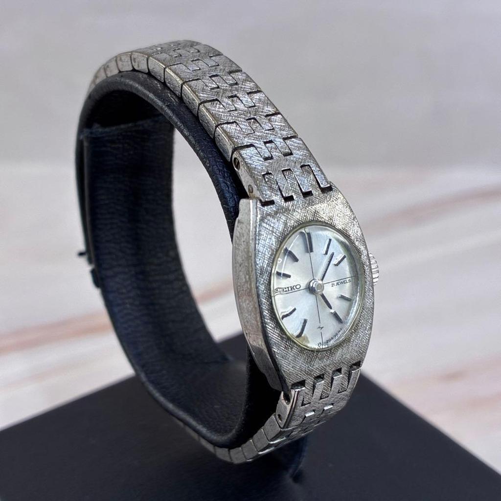 Used SEIKO 1973 Seiko Second Factory 21 Jewels Antique Hand-Wound Watch