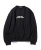 MASSNOUN Feeling Station Heavy Oversized Sweatshirt Mshcr003-Bk