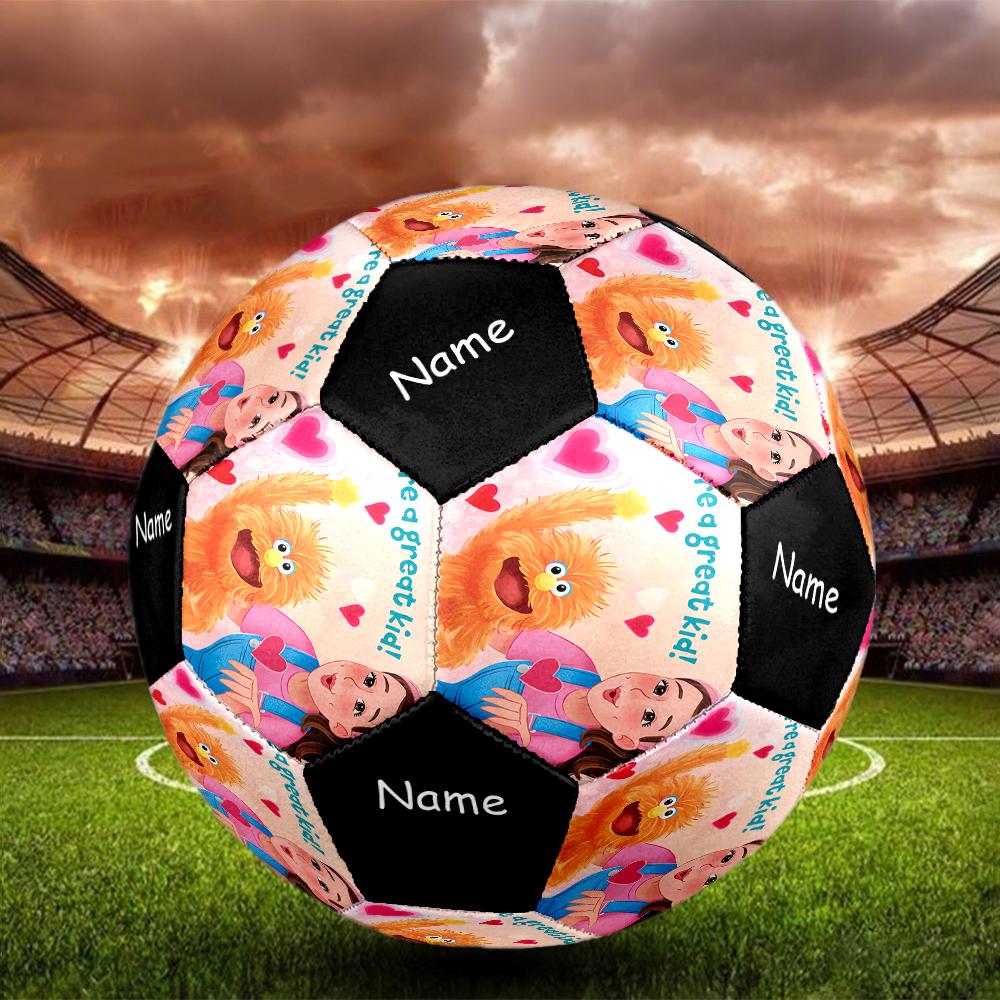 Nome Personalizzato Sig.ra. Pallone da Calcio Tema Rachel Taglia 5, Adatto Sia per Partite Indoor che Outdoor, un Regalo Adatto a Tutti.