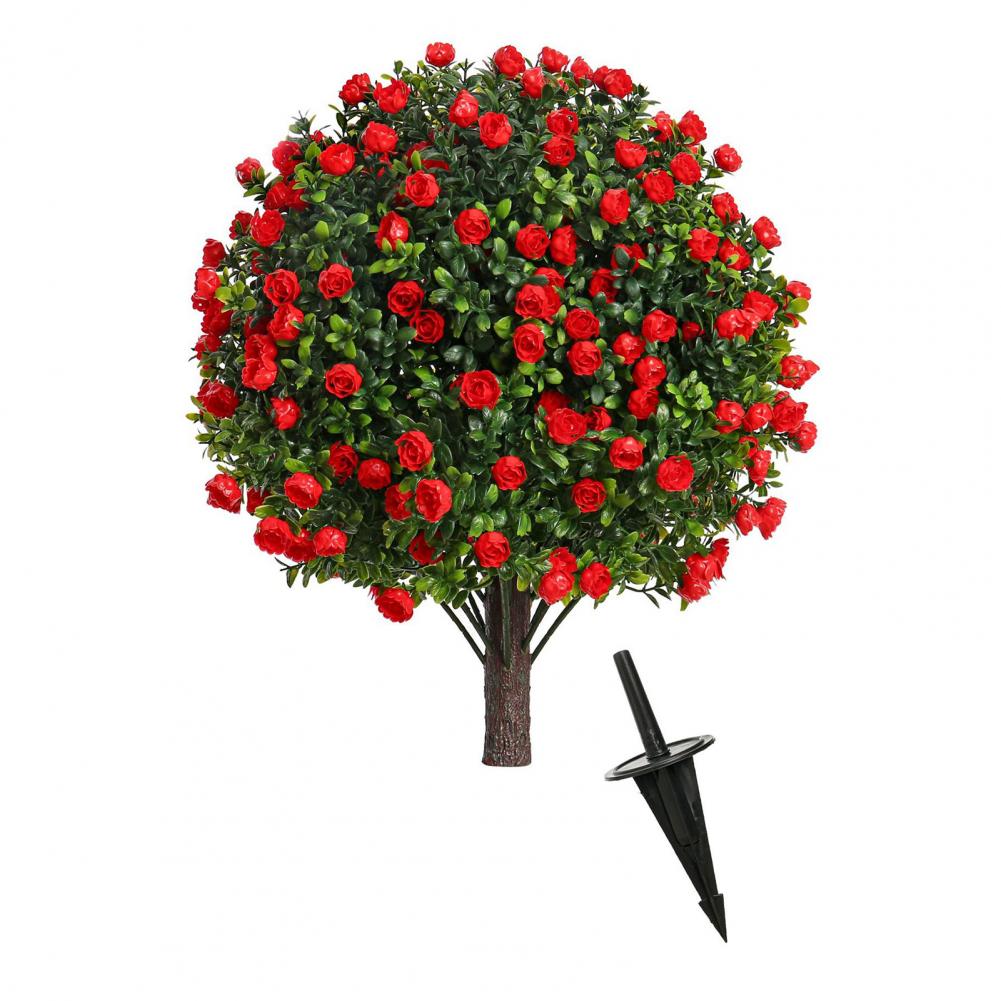 Durable Artificial Plant Artificial Topiary Ball 16 Uv Resistant Artificial Lavender Topiary Ball with for Indoor for Front