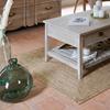 JUTE RUG 120x170cm NATURAL Boho Style