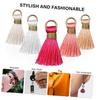 OUNONA 50-Piece Mini Tassel Set with Rings for Keychains, Handmade Charms, Fringe Parts, and Small Decorative Parts for Jewelry Making