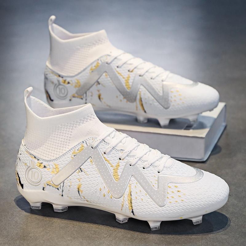 Ronaldo X10 Adult Long Nails Broken Nails Football Shoes Men's Artificial Turf Training Competition Sports Shoes Women
