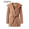 PORTS Women's Autumn Wool Blend Short Coat