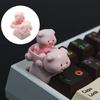 Themed Resin Keycaps With Piggy Designs Perfect For Personalizing Mechanical Keyboards And Enhancing Typing Comfort
