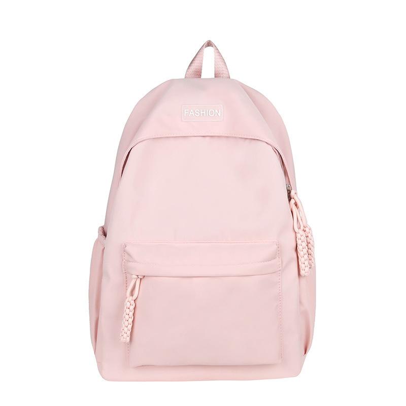 Backpack Female Junior High School High School Student School Bag Ins Japanese Simple Versatile Large Capacity Travel Backpack Male