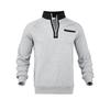 Hanorace Fleece pentru Bărbați cu Guler Înalt, Pulover cu Buzunar, Mânecă Lungă cu Aplicații, Fermoar la Jumătate, Sport, Slim Fit, Casual, Fără Glugă, Topuri