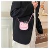 Hello Kitty Mini Bag for Girls Cute Cartoon Cat Shoulder Crossbody Bag Small Square Coin Purse KTB