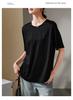 Round Hem Short-Sleeved T-Shirt for Women
