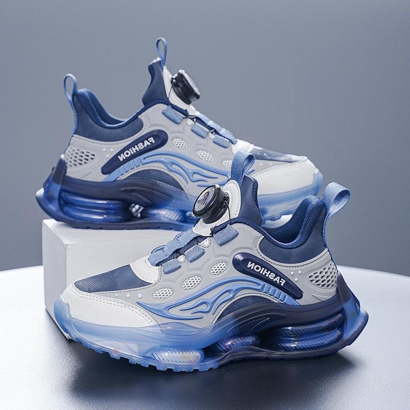 Zapatillas de Correr y Deportivas Impermeables de Cuero para Niños Otoño/Invierno 2025 con Suela Blanda