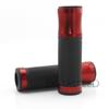 1 Pair 7/8" 22mm Universal Motorcycle Handle Grips CNC Aluminum&Rubber Handlebar Grip Moto Throttle Grip Racing Motocross