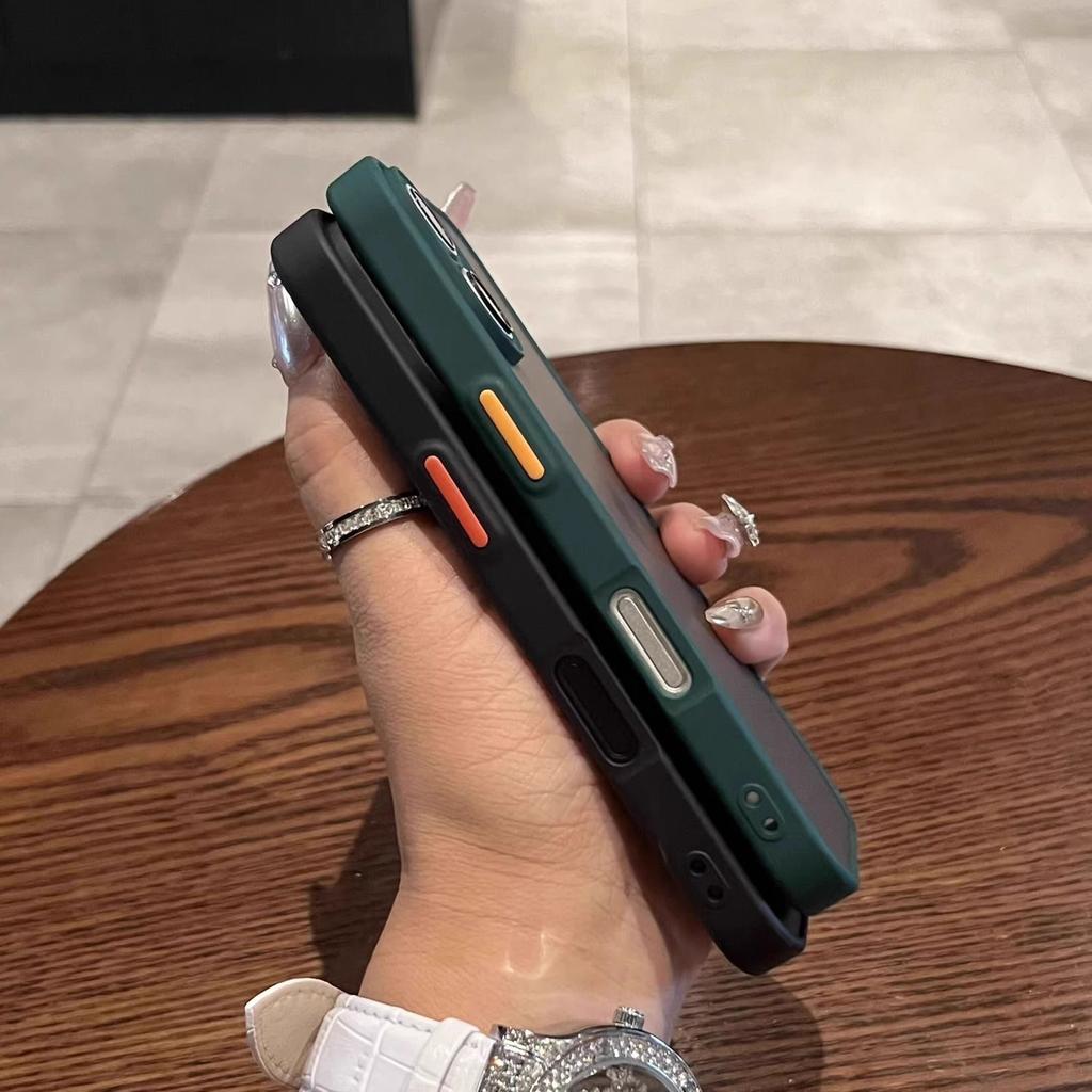Stoßfeste Armor Matt Hülle Für iPhone 17 16 15 14 13 12 11 Pro Max X XR XS 8 7 Plus Luxuriöser Silikon Stoßfänger Klare Harte PC Abdeckung