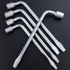 Cheie tubulară tip L 17/19/21mm Cheie tubulară pentru prezoane Instrument de reparare Cheie pentru roata de rezervă Reparații auto