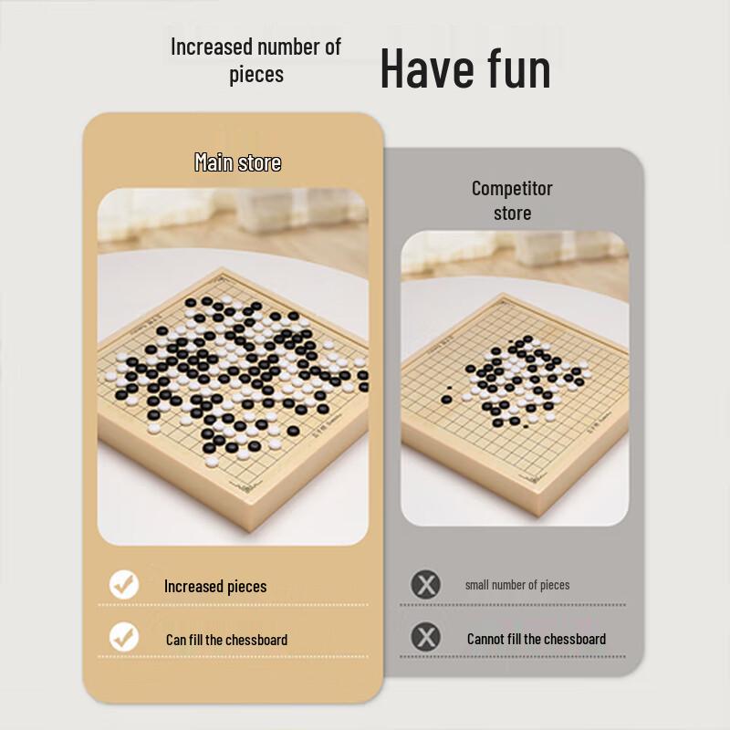 Multifunctional Wooden Children's Board Game Set