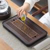 New Chinese Style Bamboo Tea Tray With Water Storage Drainage Tea Table Tea Tray For Household Office Home Tea Set Accessory