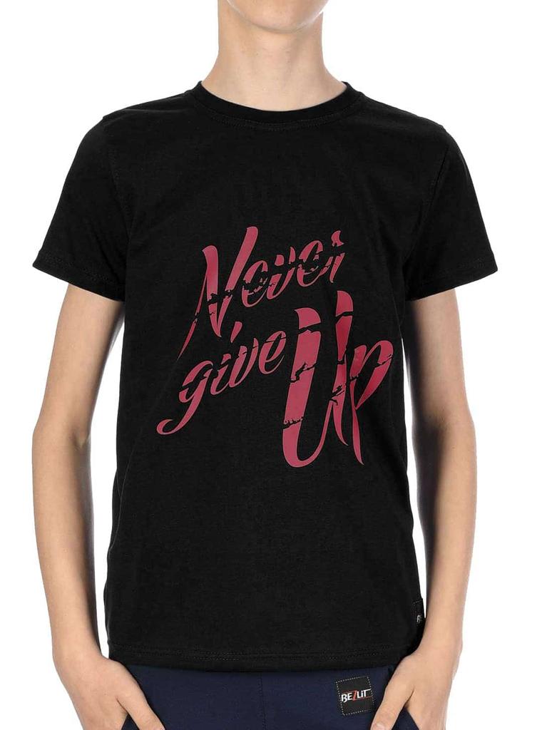 Jungen T-Shirt mit Never Give Up
